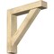 Ekena Millwork Traditional Block Rough Sawn Bracket w/ Offset Brace, Douglas Fir, 6"W x 30"D x 30"H BKT0604X30X30TRA05RDF - alternate 1